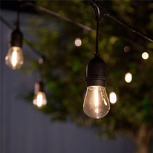 Madison Solar Drop Bulb Lights (Set Of 10)