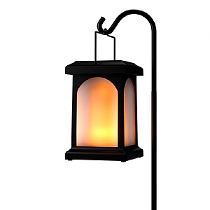 TrueFlame USB Solar Crook Lantern