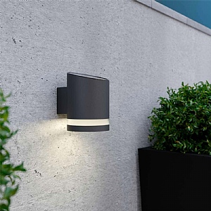 Truro Solar Wall Light - Anthracite