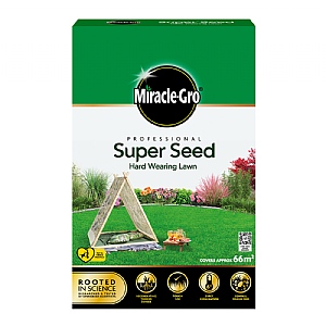 Miracle-Gro Super Seed Hard Wearing Lawn Seed 66m2