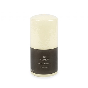 Wax Lyrical Unscented Ivory Pillar Candle 7 x 15cm