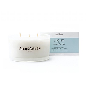 Aromaworks Light Range Spearmint & Lime Multi Wick Candle