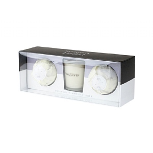 Aromaworks Petitgrain & Lavender Votive Aromabomb & Candle Gift Set