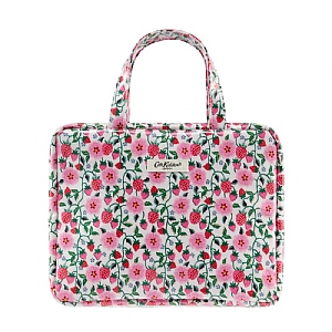 Cath Kidston Strawberry Two Part Wash Bag Handles