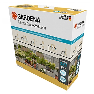 GARDENA Micro-Drip-System Irrigation Set - Balcony (15 plants)
