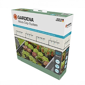 GARDENA Micro-Drip-System Irrigation Set - Raised Beds / Bedding Plants (35 plants)