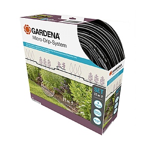 GARDENA Micro-Drip-System Irrigation Set - Planted Rows S Vegetables and Delicate Crops (15m)
