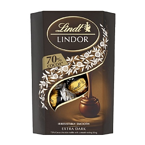Lindt Lindor 70% Extra Dark Truffles (200g)