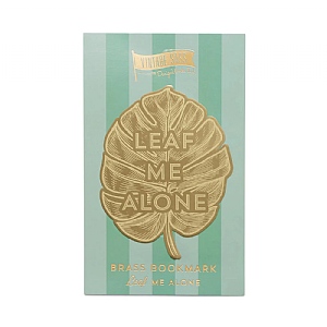Designworks Ink Vintage Sass Bookmark - Leaf Me Alone