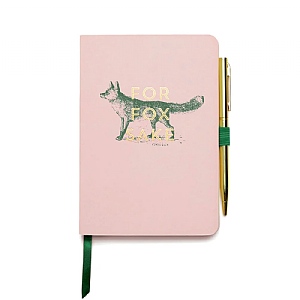 Designworks Ink Vintage Sass Notebook with Pen - For Fox Sake