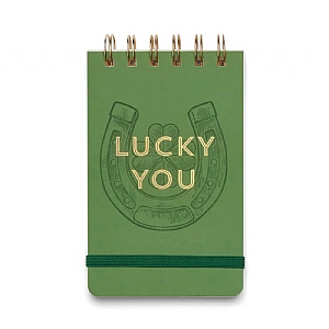 Designworks Ink Vintage Sass Twin Wire Notepad - Lucky You