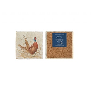 The Humble Hare 'Pheasant Parade' Coasters (Set of 2)