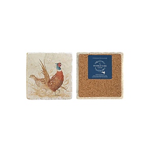 The Pheasant Parade Coasters (Set of 2)