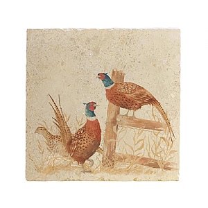 The Pheasant Parade Medium Platter