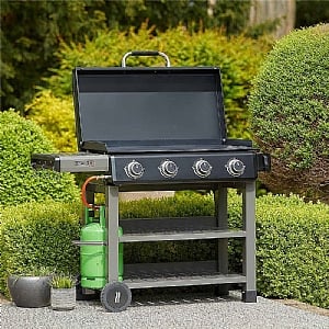 Grillstream SmashGrill 4 Burner Gas Barbecue with Cover & Accessories