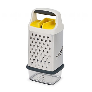 Joseph Joseph Multi-Grip™ Box Grater with Precision Food-Grip - Yellow