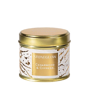 Stoneglow Luna Cedar & Cypress Candle Tin