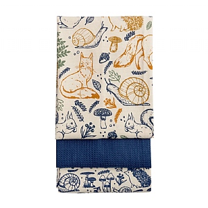 Price & Kensington Woodland Tea Towels (Set of 3)