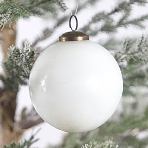 Bauble (10cm) - White