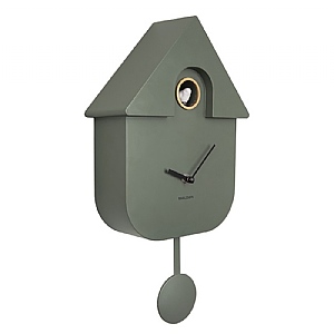 Karlsson Modern Cuckoo Clock - Jungle Green