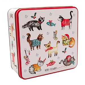 Grandma Wilds Square Tin Merry Meowmas (160g)