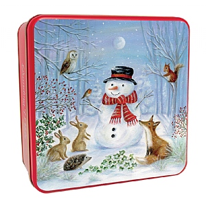Grandma Wilds Square Tin Snowman & Friends (160g)