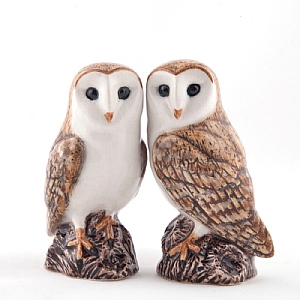 Quail Barn Owl Salt and Pepper Set
