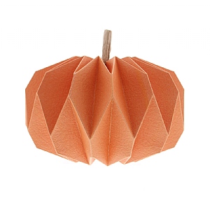 Orange Fold Paper Pumpkin (20cm)
