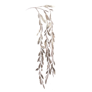 Floralsilk Metallic Hanging Leaf Spray (97cm)
