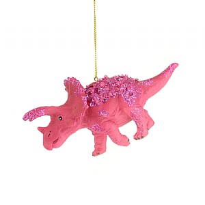 Floralsilk Hanging Resin Triceratops (7.5cm)