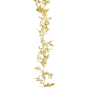 Floralsilk Gold Sparkly Mini Leaf Garland (180cm)