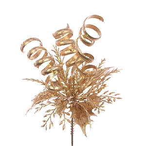 Floralsilk Metallic Twirl Pick (22cm)