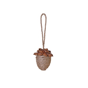 Natural Pinecone Hanging Decoration (7cm)