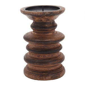 Natural Candle Pillar (15cm)