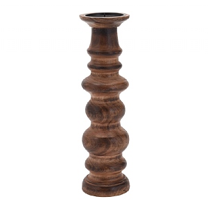 Natural Candle Pillar (36cm)
