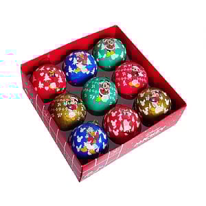 Disney Assorted Baubles 7.5cm - (Box of 9)