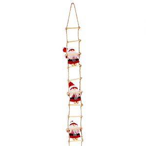 Sass & Belle Climbing Santa Ladder Decoration
