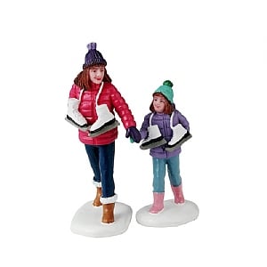 Lemax Skating Sisters - (Set of 2)