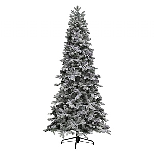 6ft Slim Snowy Yukon Artificial Christmas Tree