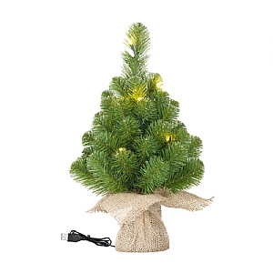 Norton Pre-Lit Mini Christmas Tree (USB Powered)
