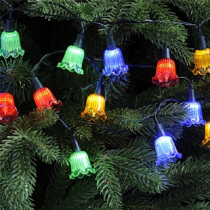 Multicoloured Petal String Lights (100 LEDs)