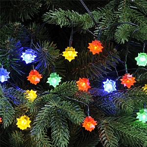Multicoloured Diamond String Lights (100 LEDs)