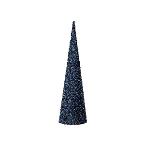 Sequin Beaded Cone (Medium) - Midnight Blue