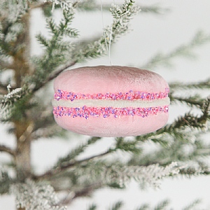 Pink Macaron Hanging Decoration (10cm)