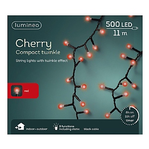 Lumineo Red Cherry String Lights (500 LEDs)