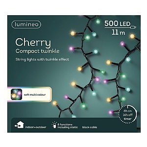 Lumineo Rainbow Cherry String Lights (500 LEDs)