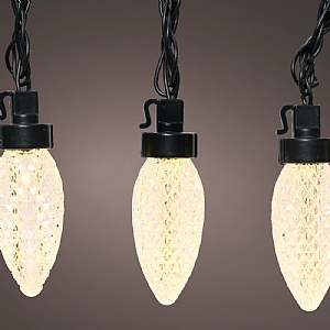 Lumineo Warm White LED Cone Party Lights - Large
