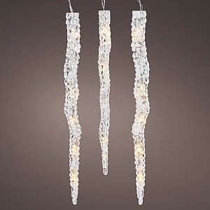 Lumineo Warm White Acrylic LED Icicles