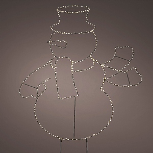 Lumineo Warm White Waving Snowman LED Path Lights