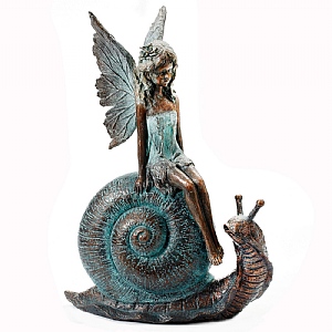 Resin Fairy on Snail